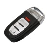 奥迪754J\754C智能钥匙外壳-3+1键 A4L A6L A5 Q5 A7 A8L